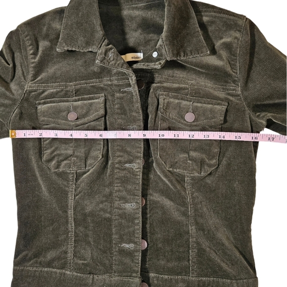 Edyson Dark Green Courdaroy Jacket, XS - Picture 8 of 11